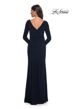 La Femme Evening Dress 30881 - Navy