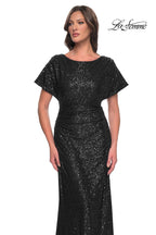 La Femme Evening Dress 30885 - Black