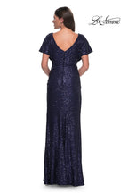La Femme Evening Dress 30885 - Navy