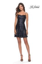La Femme Homecoming Dress 30915 - Navy