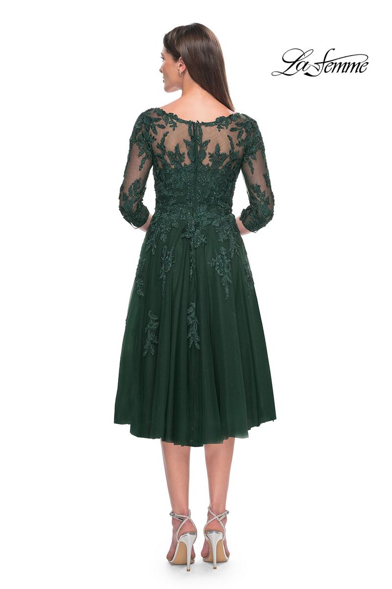 La Femme Evening Dress 30964 - Emerald