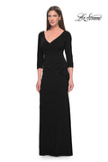 La Femme Evening Dress 30967 - Black