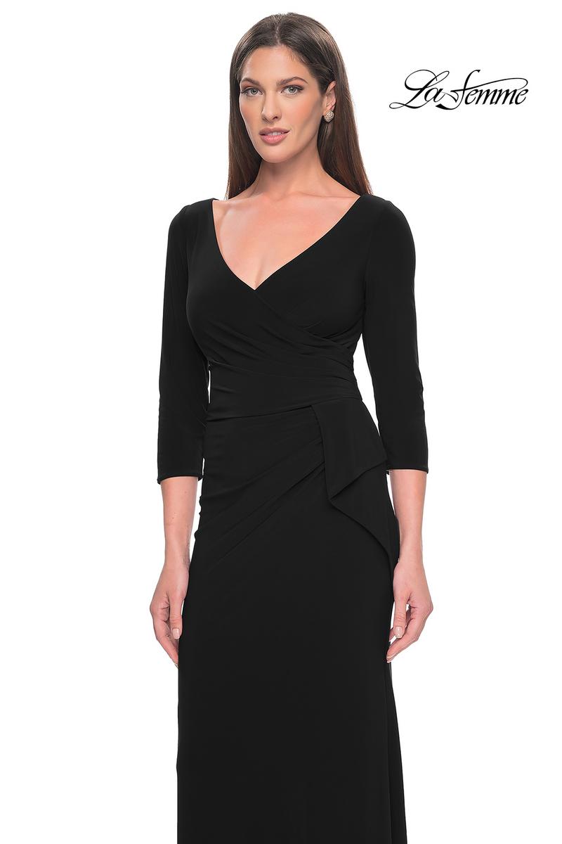 La Femme Evening Dress 30967 - Black