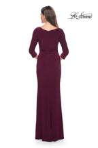 La Femme Evening Dress 30967 - Dark Berry