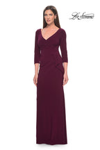 La Femme Evening Dress 30967 - Dark Berry