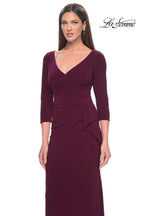 La Femme Evening Dress 30967 - Dark Berry