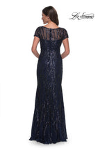 La Femme Evening Dress 31005 - Navy
