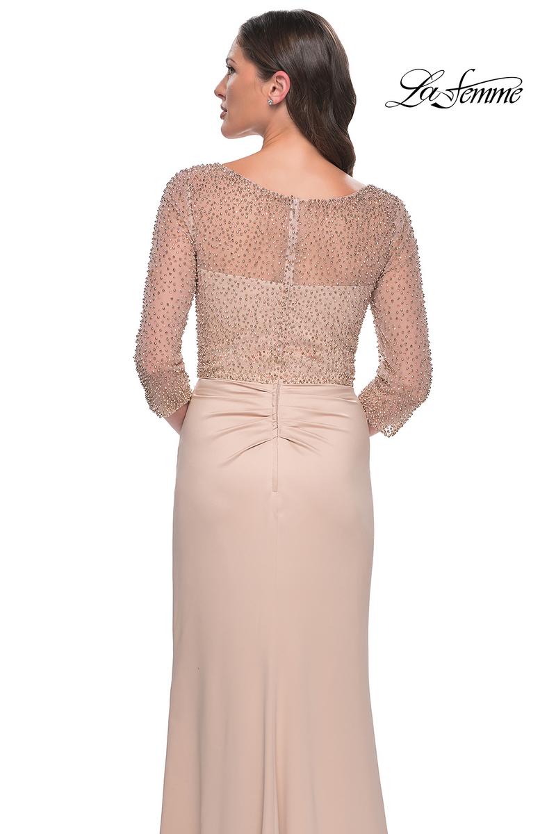La Femme Evening Dress 31011 - Champagne