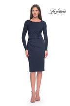 La Femme Evening Dress 31015 - Navy