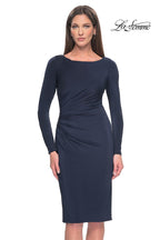 La Femme Evening Dress 31015 - Navy