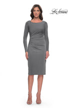 La Femme Evening Dress 31015 - Platinum