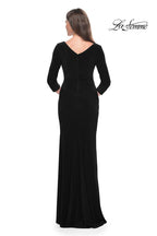 La Femme Evening Dress 31020 - Black