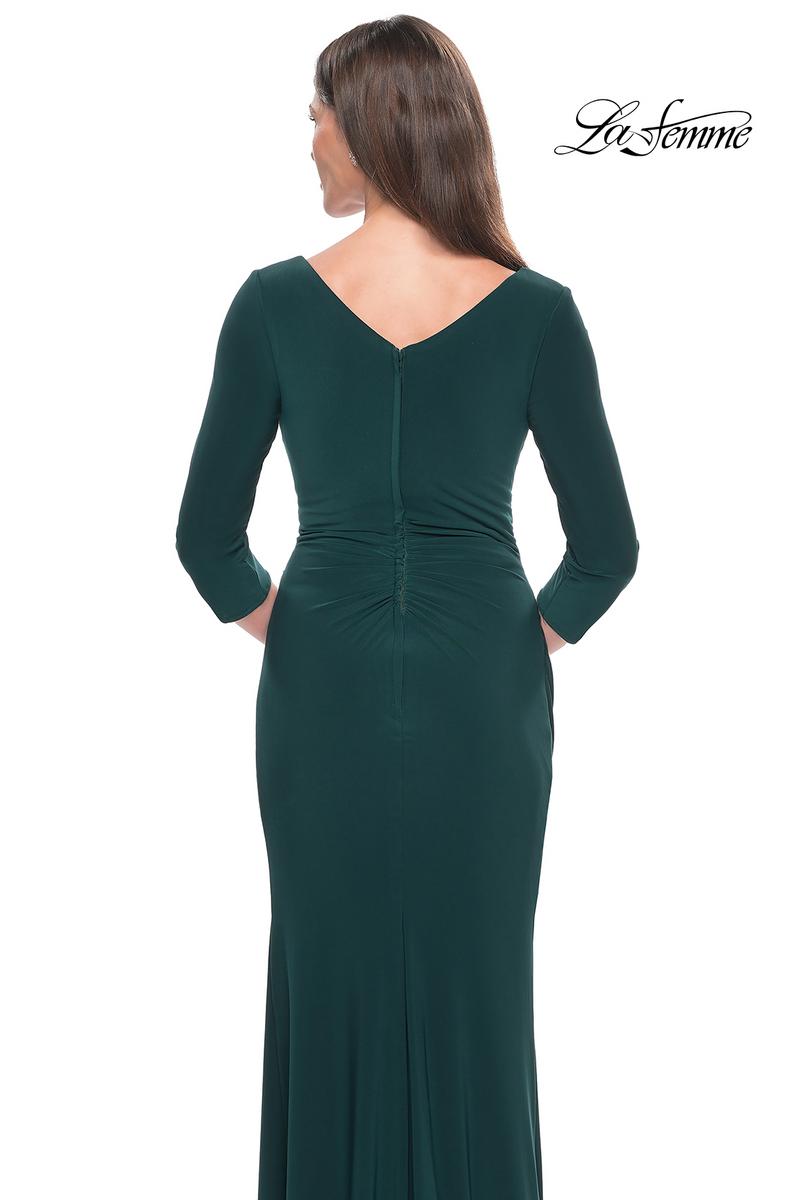 La Femme Evening Dress 31020 - Hunter Green