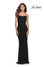 La Femme Dress 31027 - Black