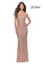La Femme Dress 31027 - Rose Gold