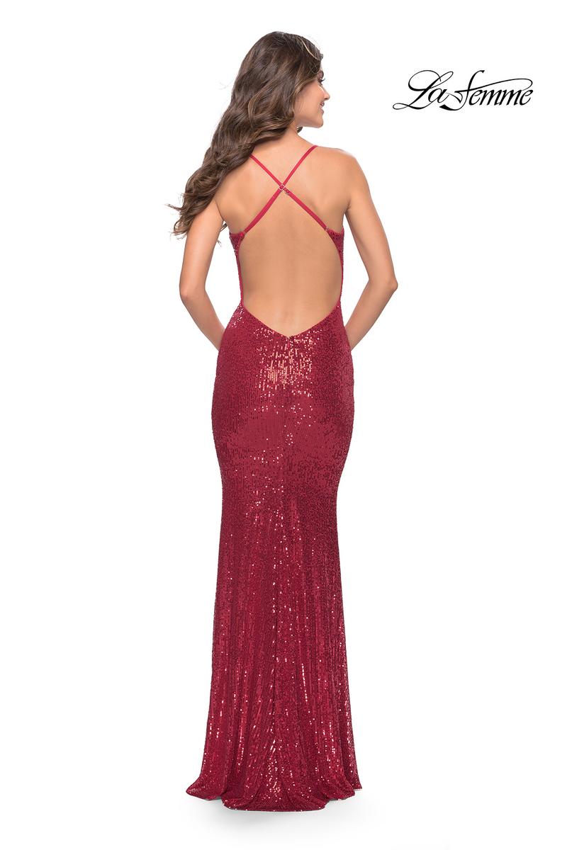 La Femme Dress 31031 - Red