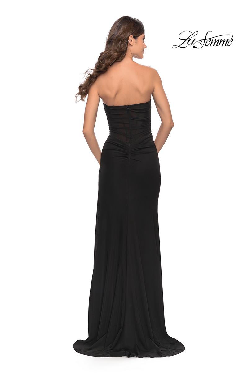 La Femme Dress 31058 - Black