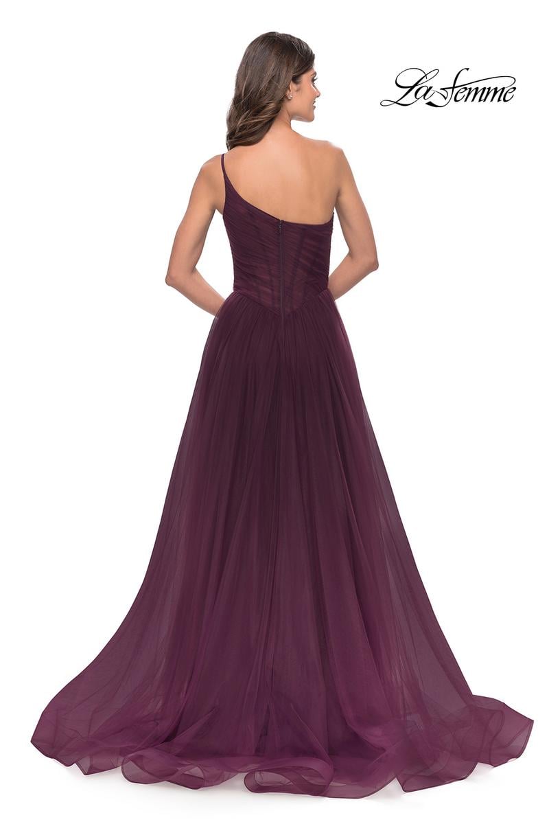 La Femme Dress 31069 - Dark Berry