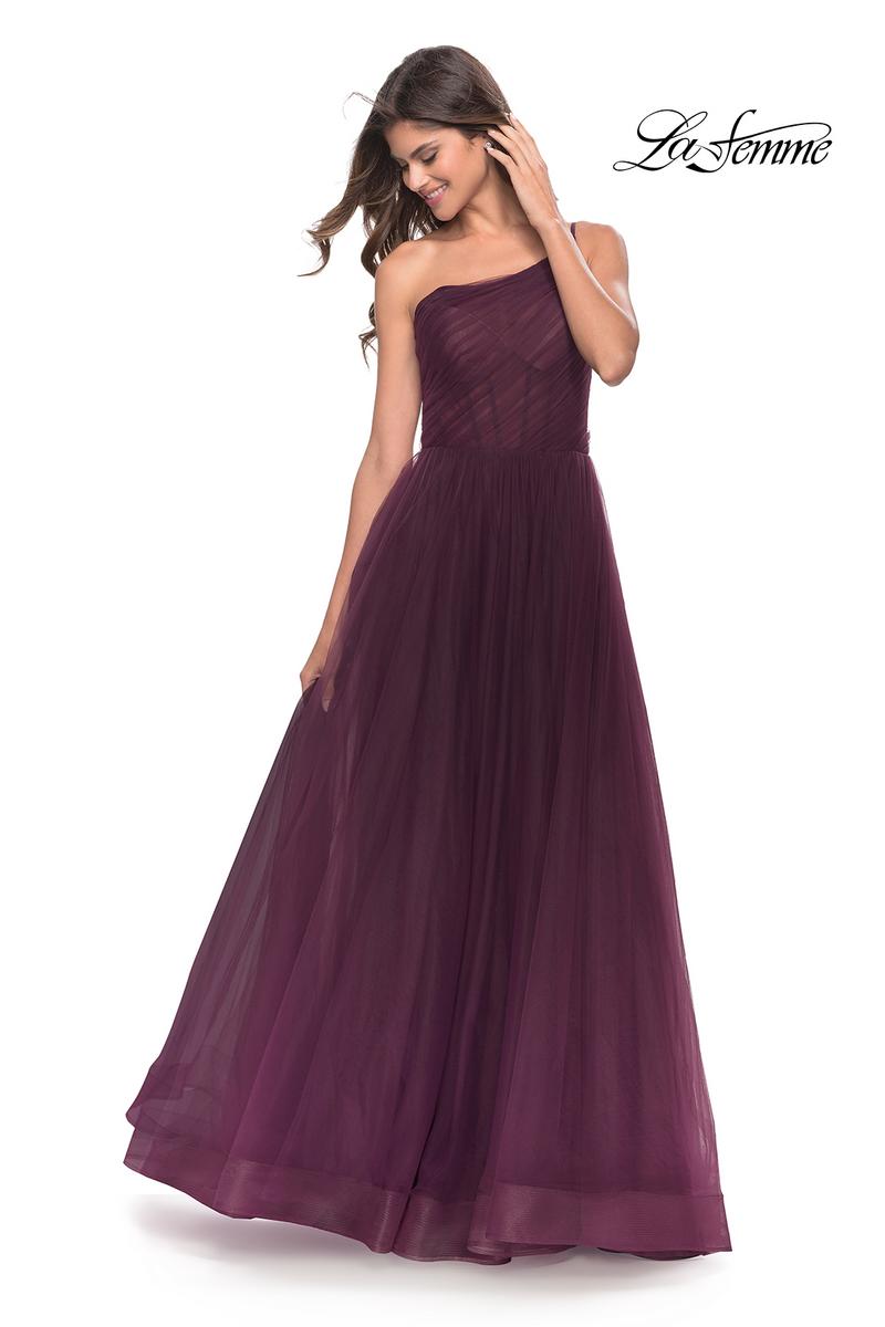 La Femme Dress 31069 - Dark Berry