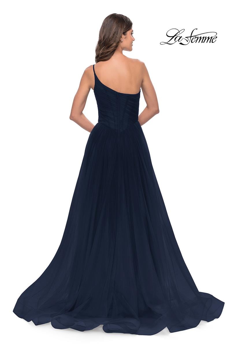 La Femme Dress 31069 - Navy