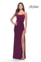 La Femme Dress 31078 - Dark Berry