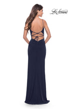 La Femme Dress 31078 - Navy