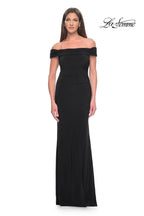 La Femme Evening Dress 31086 - Black