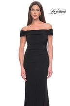 La Femme Evening Dress 31086 - Black