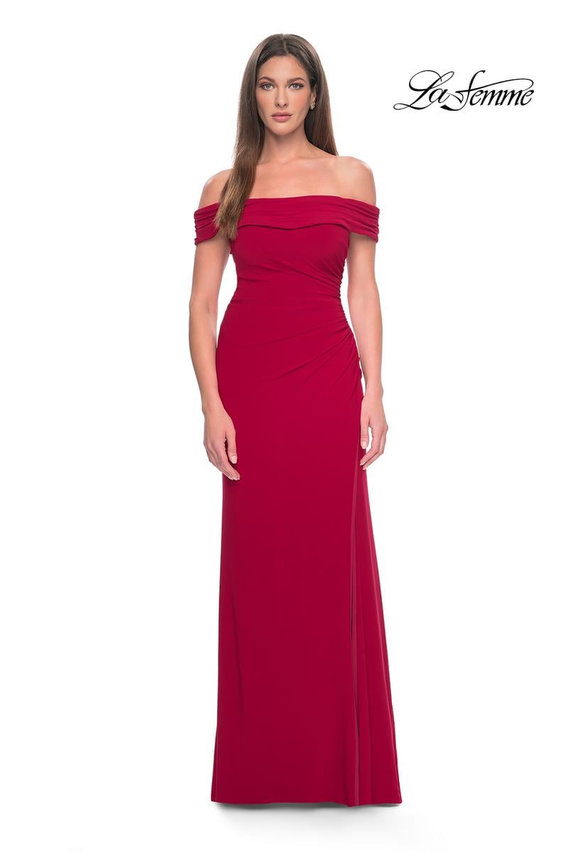 La Femme Evening Dress 31086 - Red