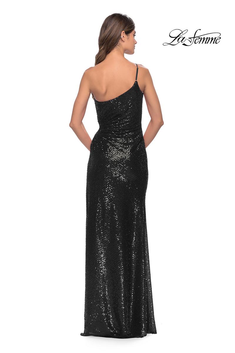 La Femme Dress 31089 - Black