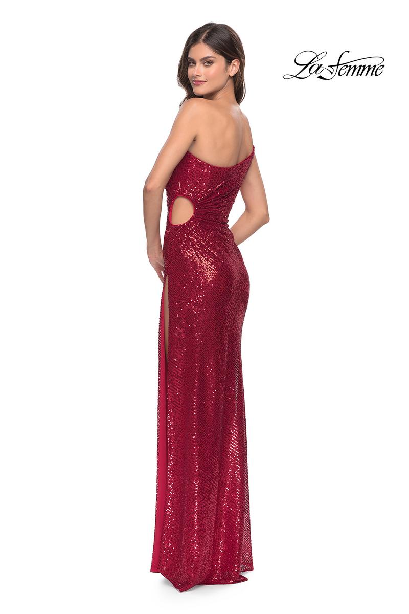 La Femme Dress 31089 - Red