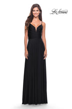La Femme Dress 31090 - Black
