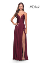 La Femme Dress 31090 - Dark Berry