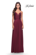 La Femme Dress 31090 - Dark Berry