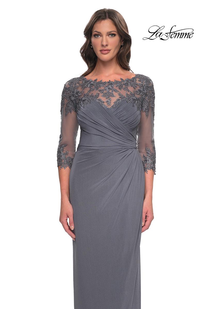 La Femme Evening 31093 - Gunmetal