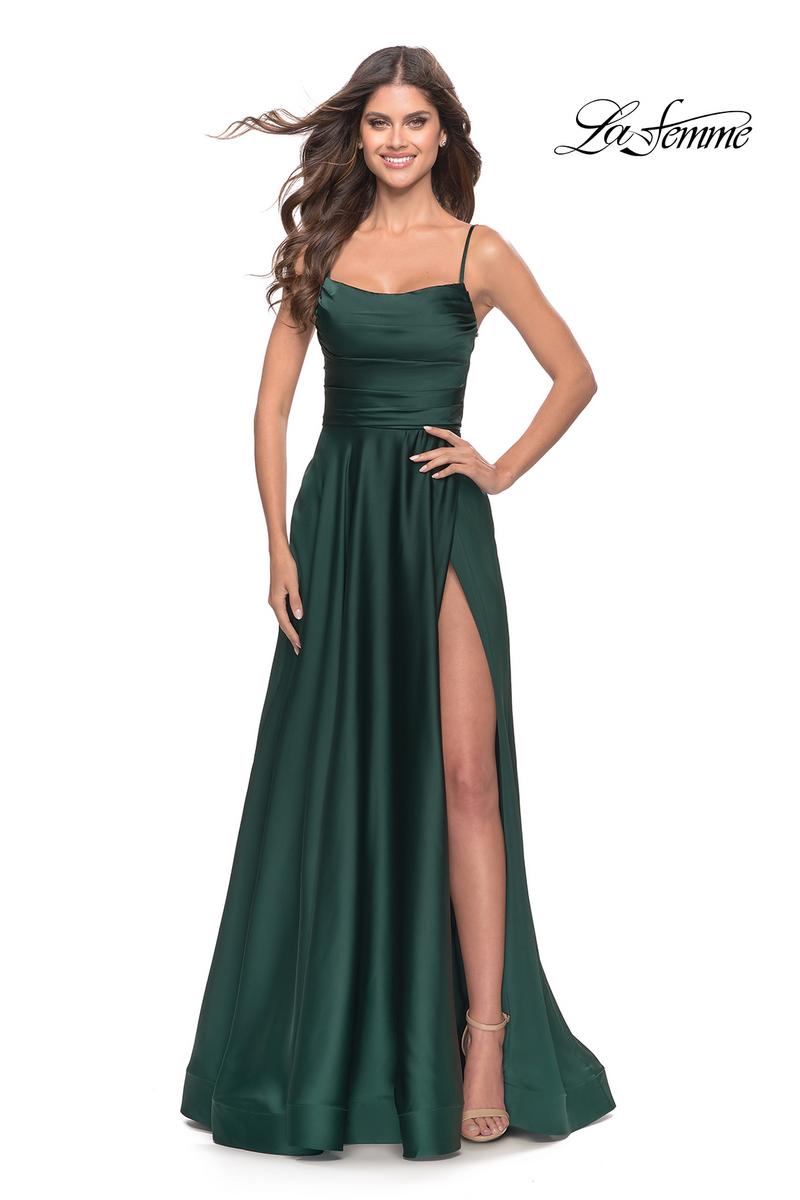 La Femme Dress 31105 - Emerald