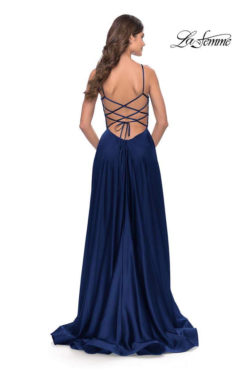 La Femme Dress 31105 - Navy