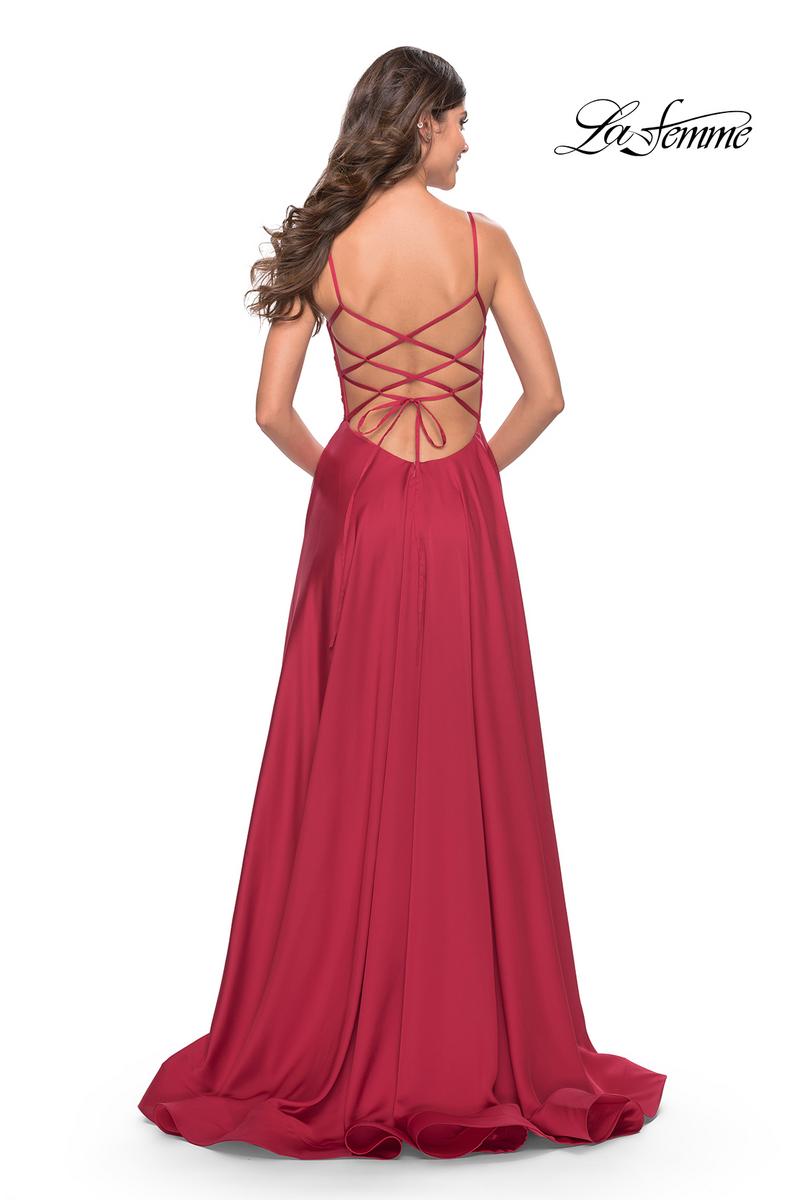 La Femme Dress 31105 - Red