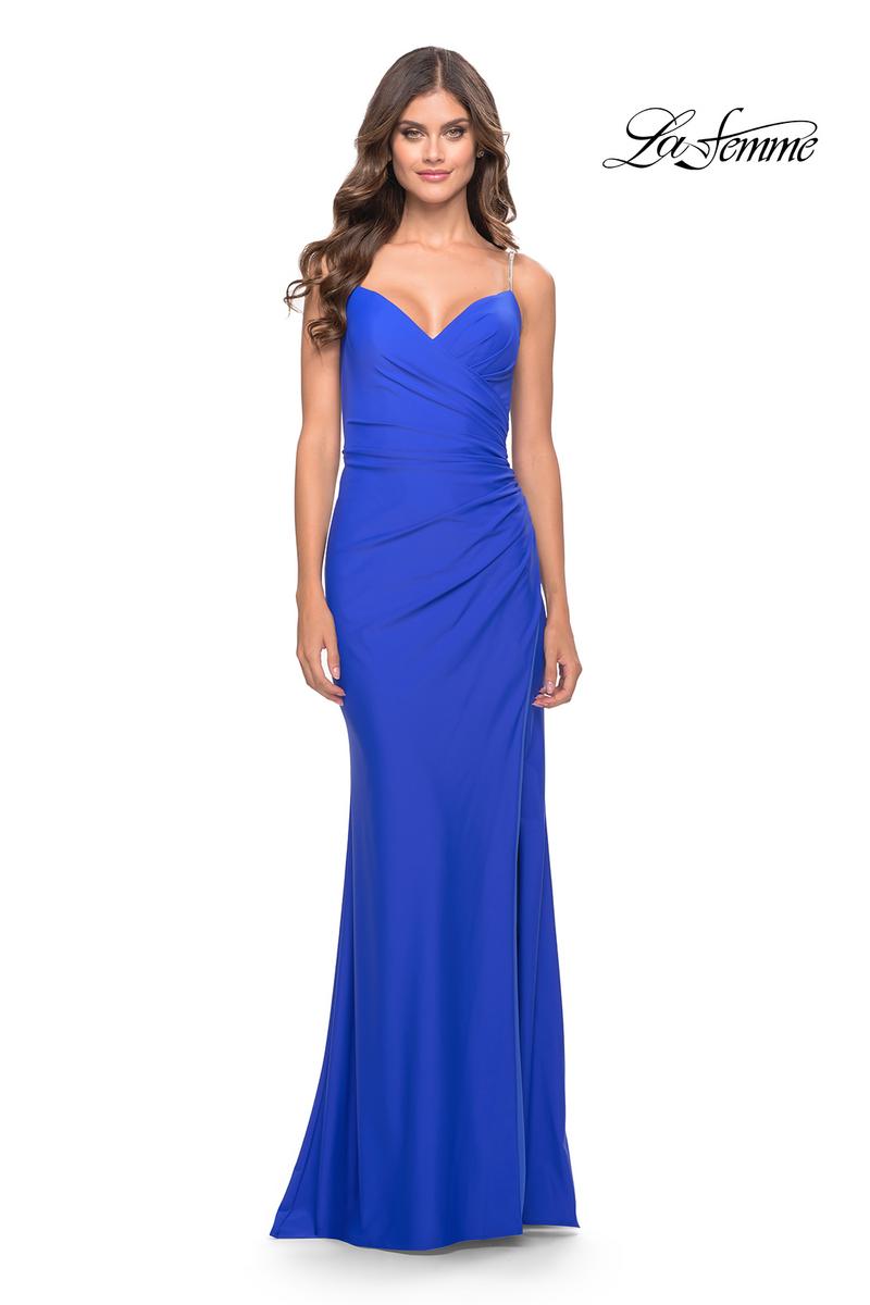 La Femme Dress 31107 - Royal Blue