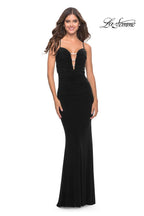 La Femme Dress 31114 - Black