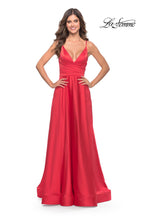La Femme Dress 31121 - Hot Coral