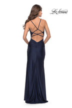 La Femme Dress 31123 - Navy