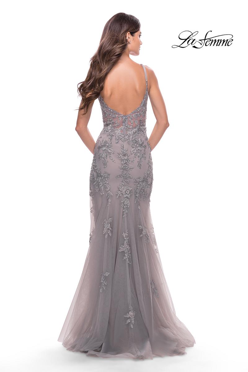 La Femme Dress 31126 - Silver