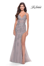 La Femme Dress 31126 - Silver