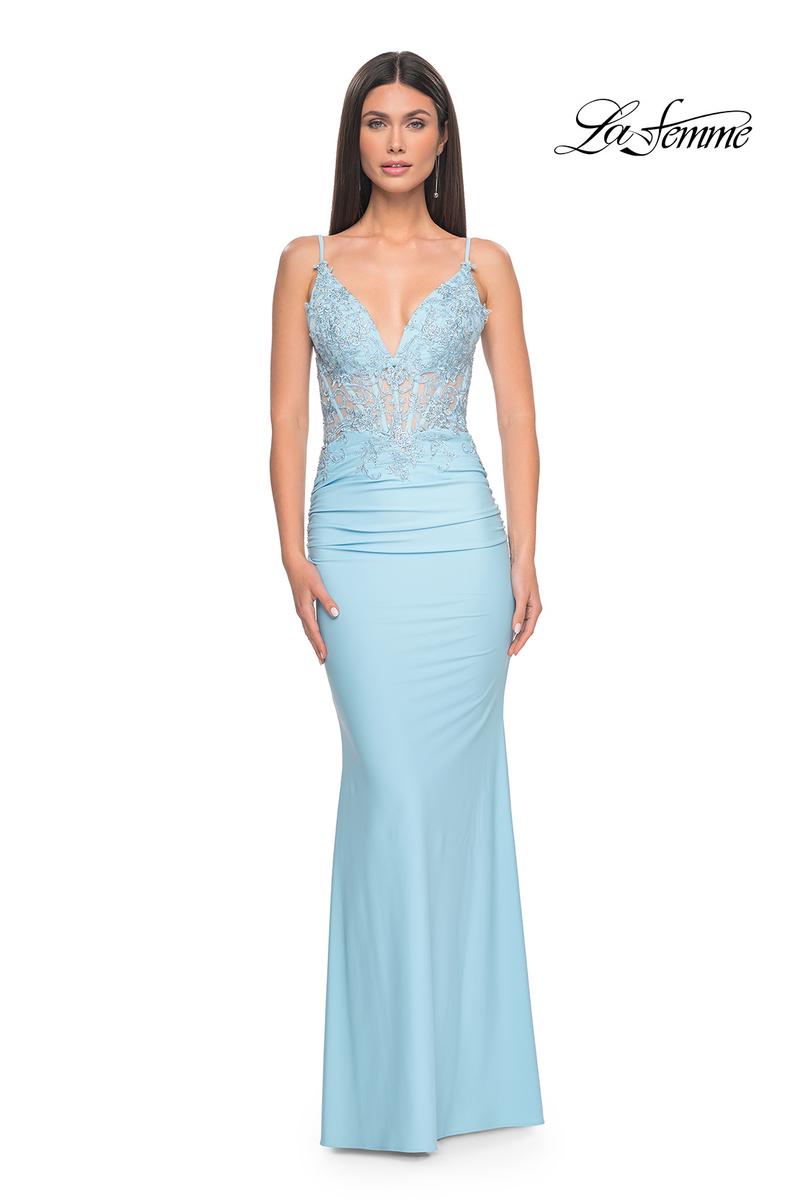 La Femme Dress 31128 - CLOUD BLUE