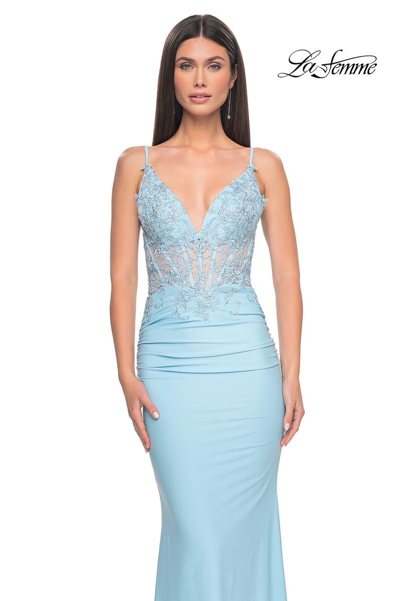 La Femme Dress 31128 - CLOUD BLUE