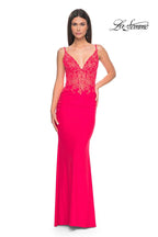 La Femme Dress 31128 - NEON PINK