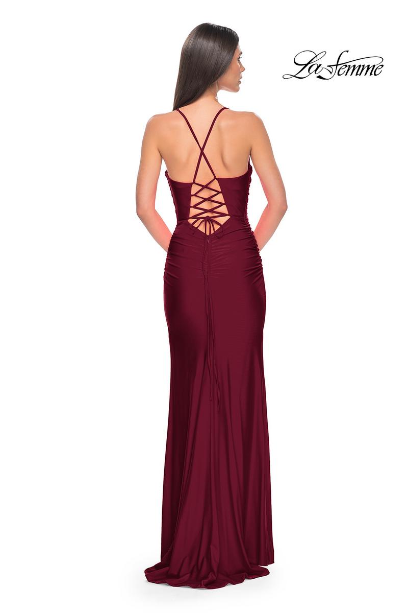 La Femme Dress 31130 - Dark Berry