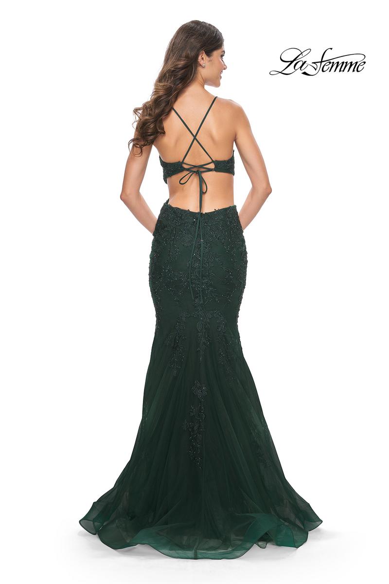 La Femme Dress 31132 - Dark Emerald