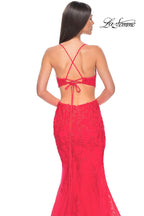 La Femme Dress 31133 - HOT CORAL
